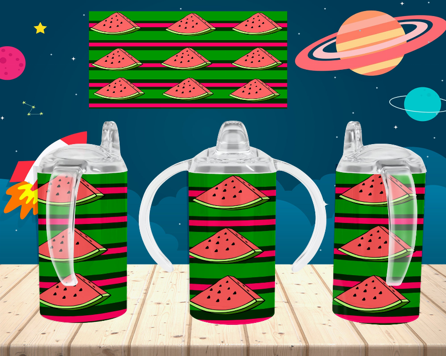 Watermelon/Green Kid Sippy Cup