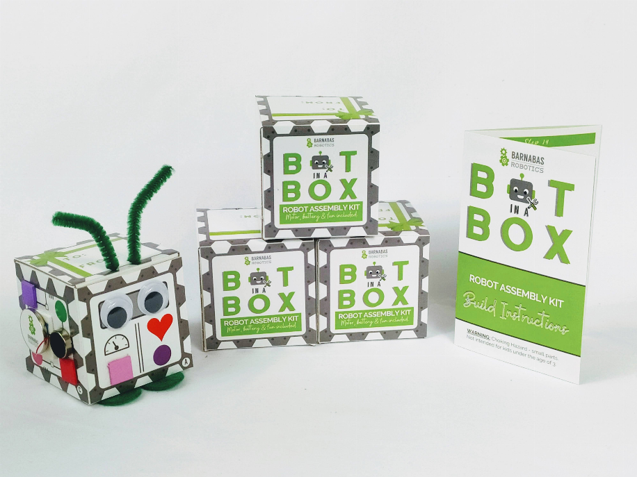 Bot In A Box Craft Robot | Stocking Stuffer | Party Favor