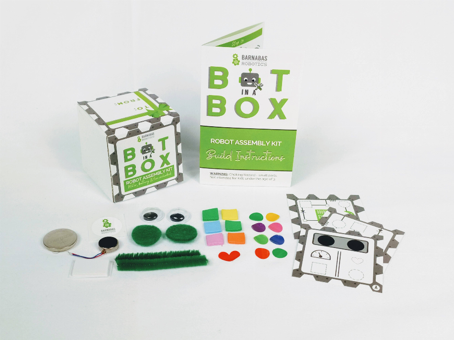 Bot In A Box Craft Robot | Stocking Stuffer | Party Favor