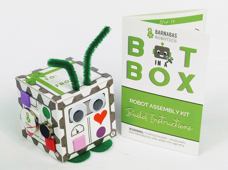 Bot In A Box Craft Robot | Stocking Stuffer | Party Favor