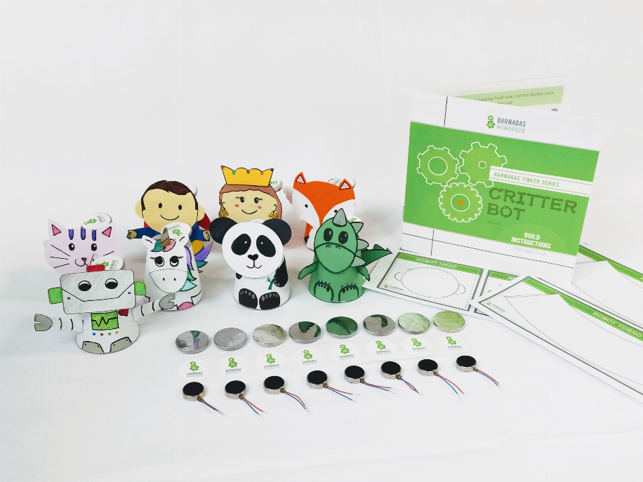 Critter Bot: Vibrating Robot Tinker Kit For Kids (Ages 6-10)