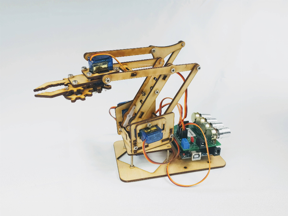 Barnabas Arduino-Compatible Robot Arm Kit With Joystick