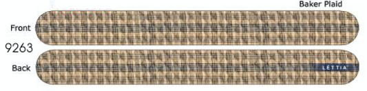 Lettia Baker Plaid Nail File