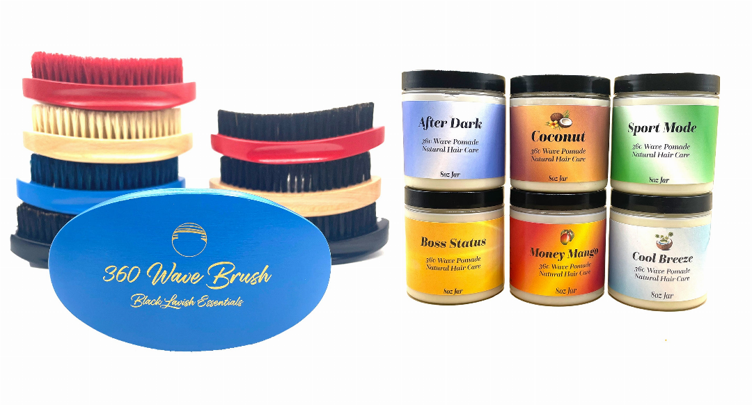 Non-Greasy Hair Styling Pomade For 360 Waves