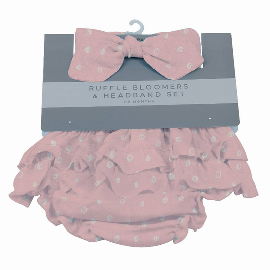 Ruffle Bloomers and Headband Set