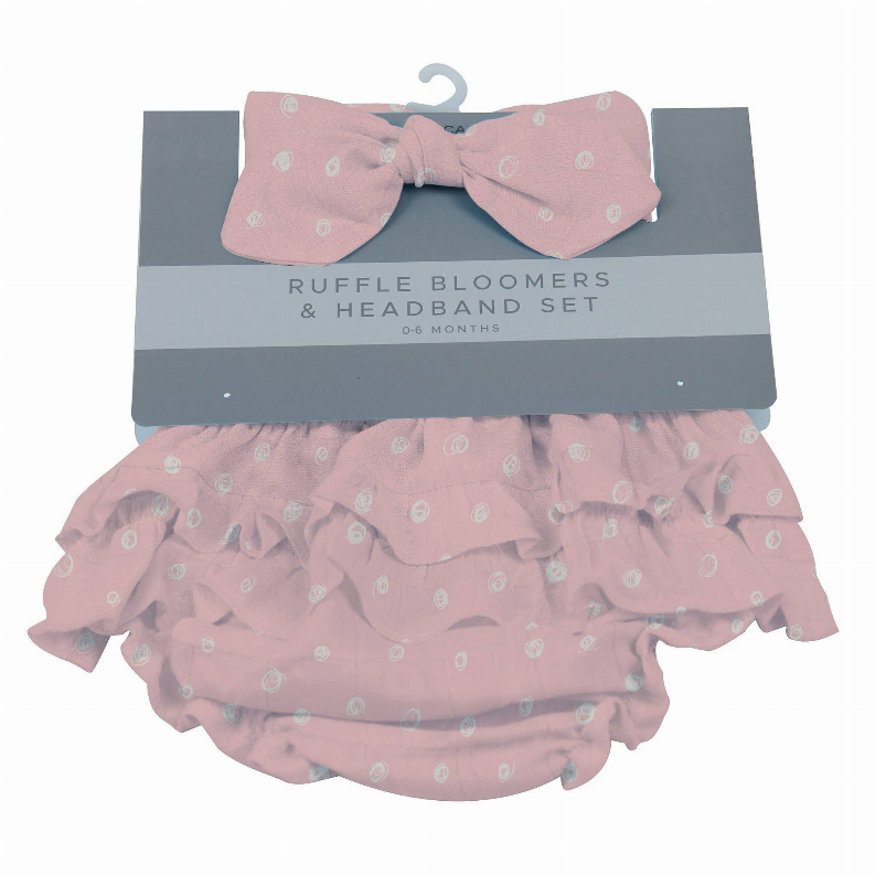 Ruffle Bloomers and Headband Set