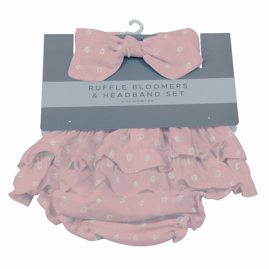 Ruffle Bloomers and Headband Set