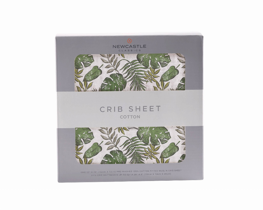 Jurassic Forest Crib Sheet