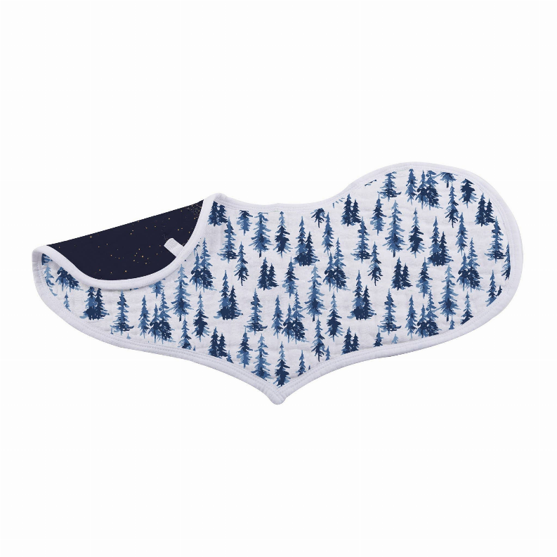 Goodnight Bear Bamboo Heart Bib