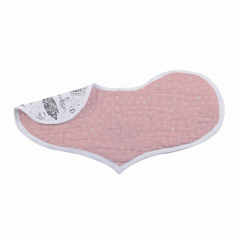 London, Paris, New York Heart Bibs