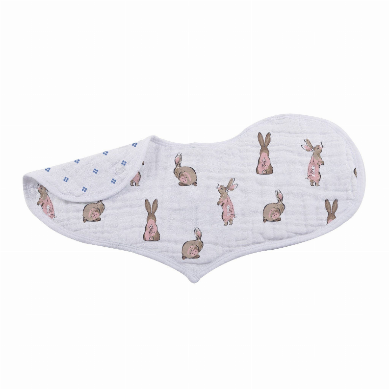 Wildflowers Bamboo Heart Bib