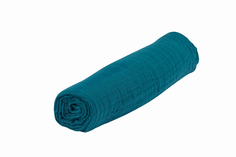 Shaded Spruce Solid Cotton Swaddle