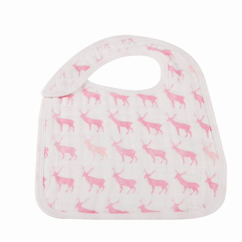 Pop of Pink Snap Bibs