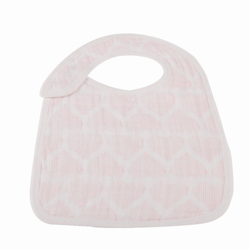 Pop of Pink Snap Bibs