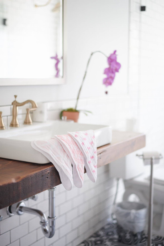 Pop of Pink Washcloth