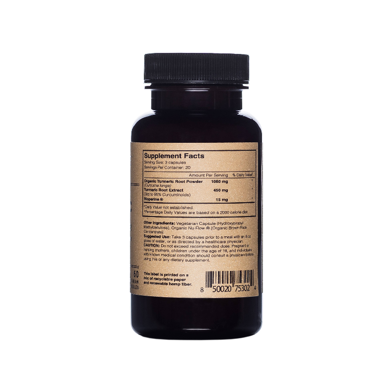 Turmeric + Black Pepper Supplement