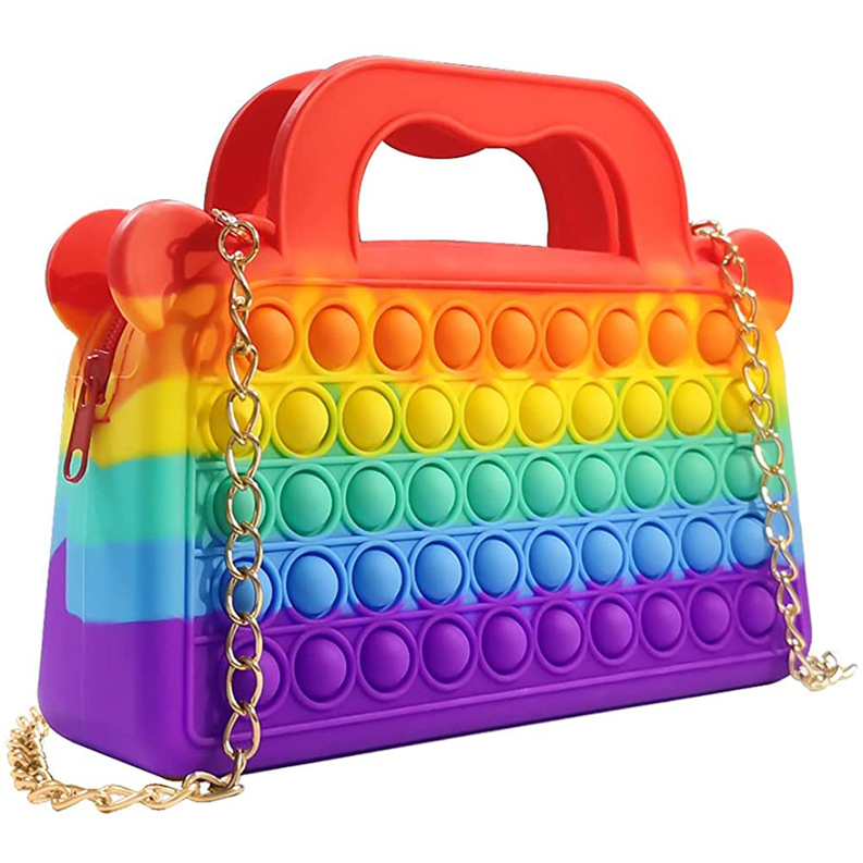 Pop Purse Shoulder Bag Fidget Toys For Girls & Womens