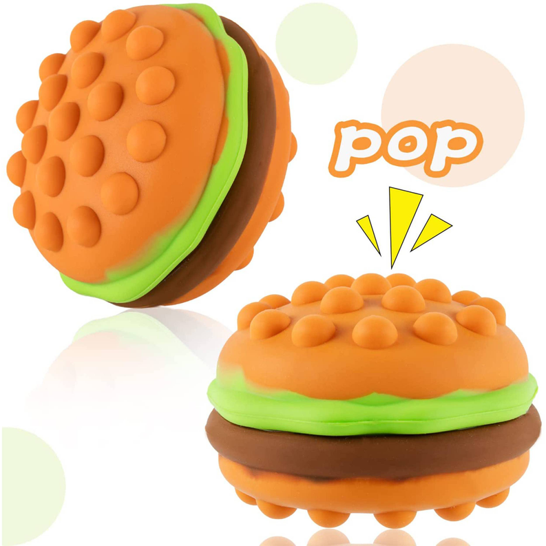 Pop Stress Ball Squishy Toy Hamburger