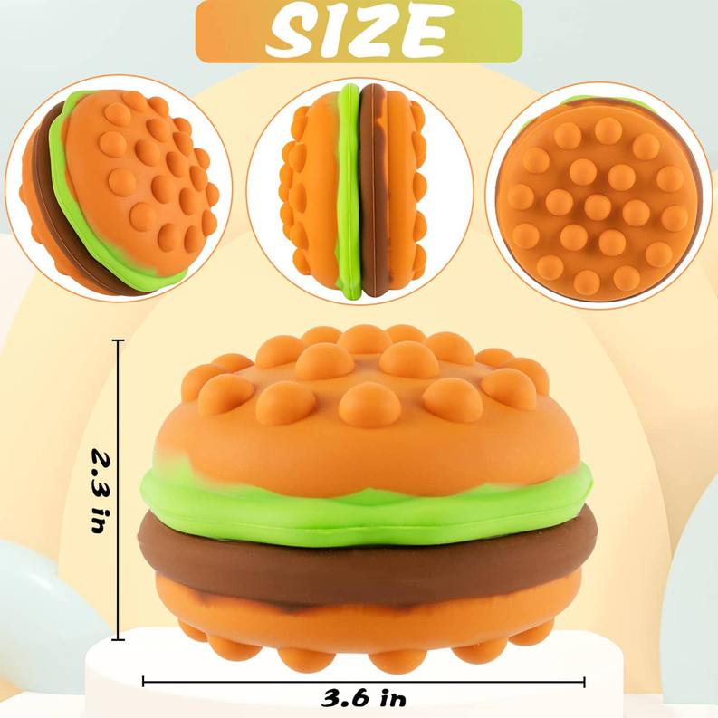 Pop Stress Ball Squishy Toy Hamburger