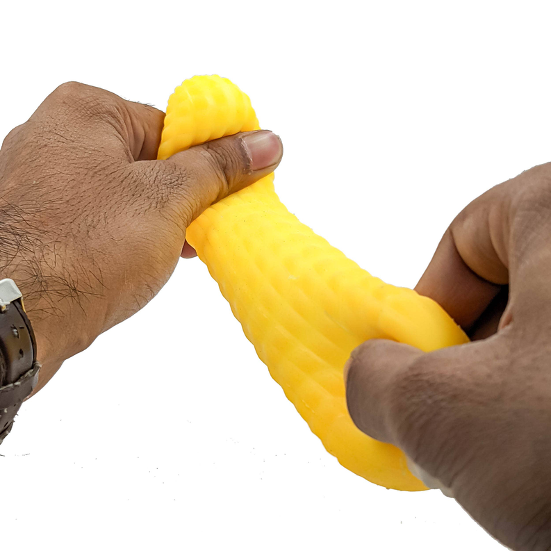 Squishy Corn Shaped Squeeze Fidget Toy For Kids