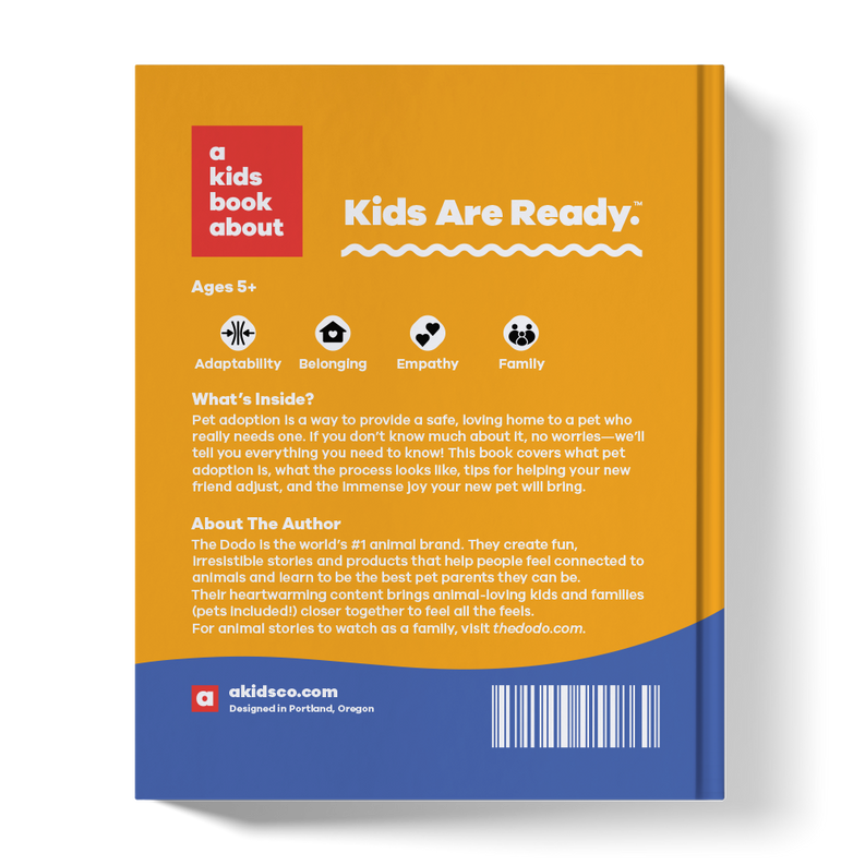 A Kids Book About Adopting A Pet