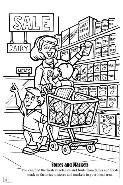 Food and Fun on the Farm Big Coloring Book