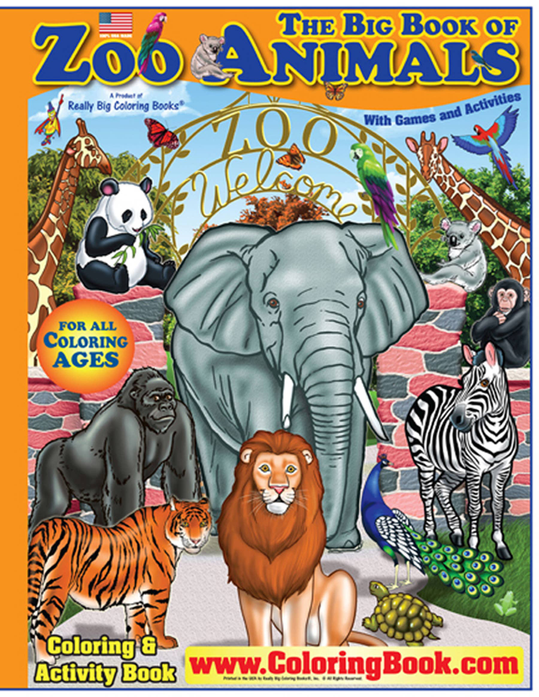 Zoo Animals Really Big Coloring Books
