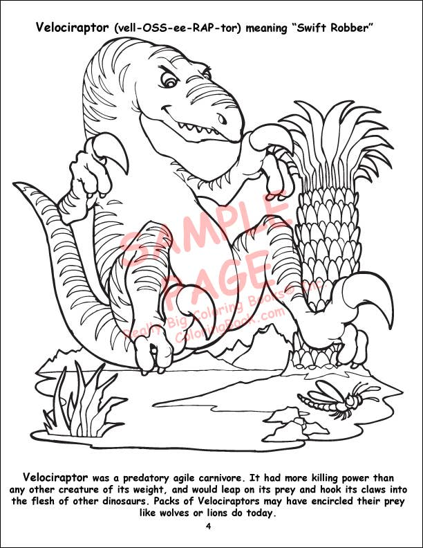 Dinosaurs Horses Coloring Books
