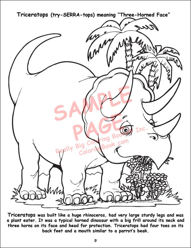 Dinosaurs Coloring Book
