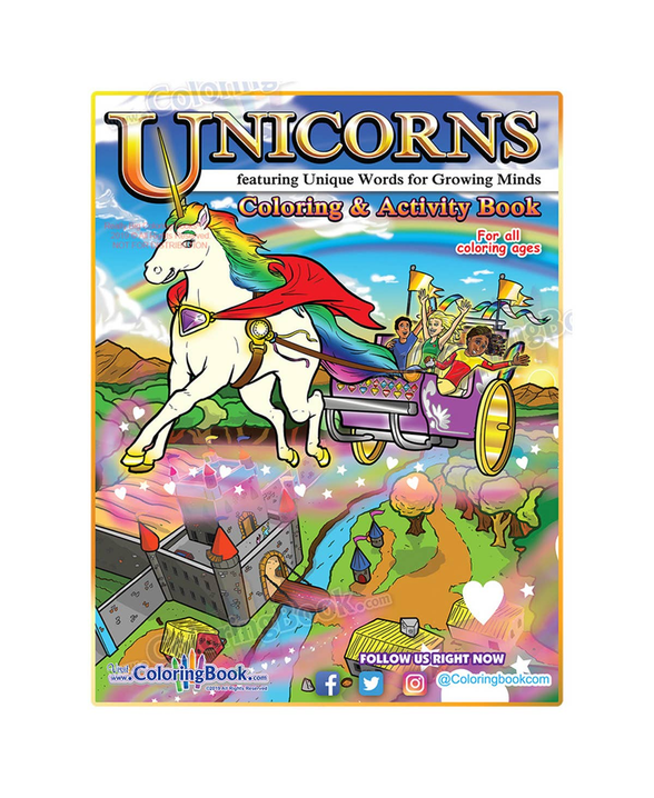 Unicorns Colorin Book
