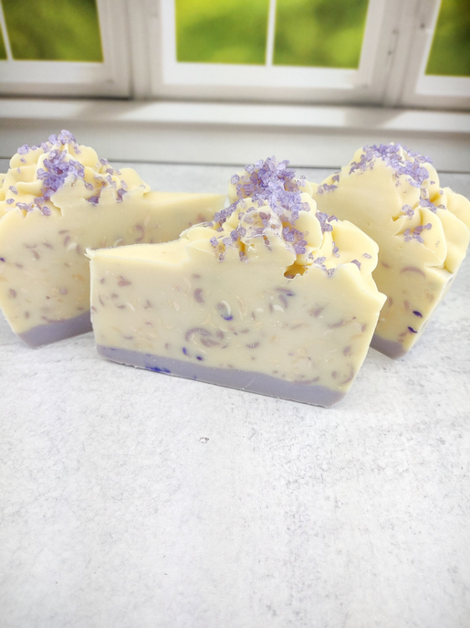BERRY BLISS soap cake slice