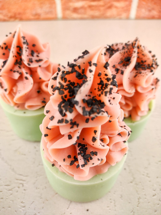 Sugared Watermelon soap cupcake