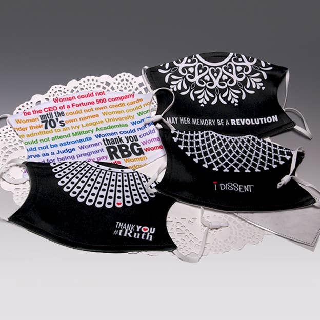 RBG "I Dissent" Face Mask