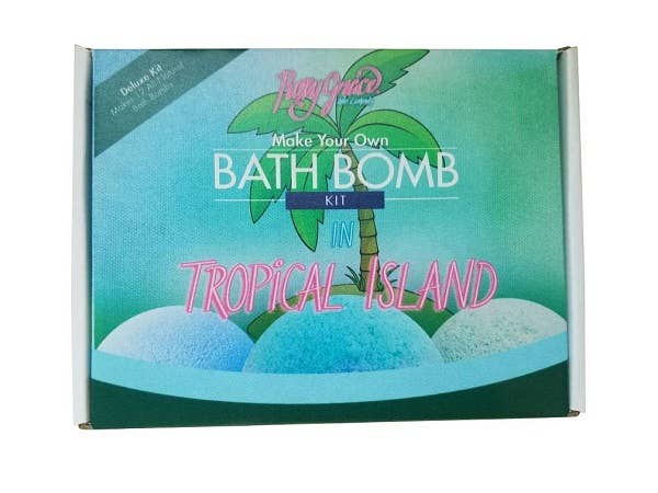 DIY Tropical Island Deluxe Bath Bomb