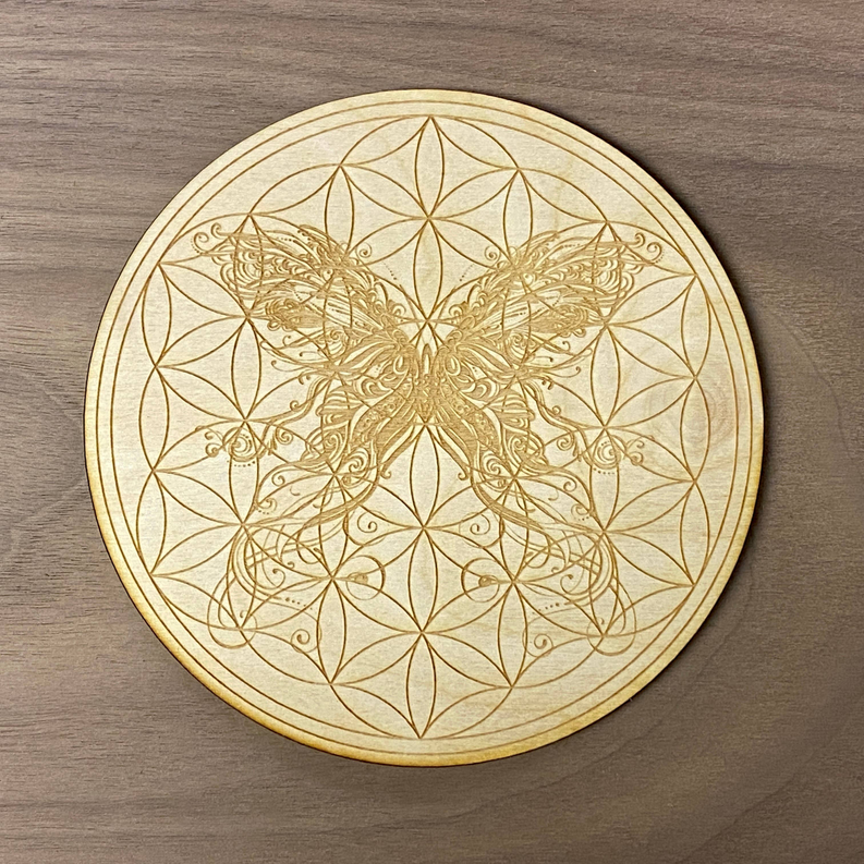 Butterfly #2 Crystal Grid