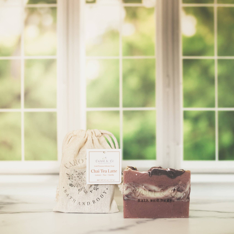 Chai Tea Latte Soap Slice