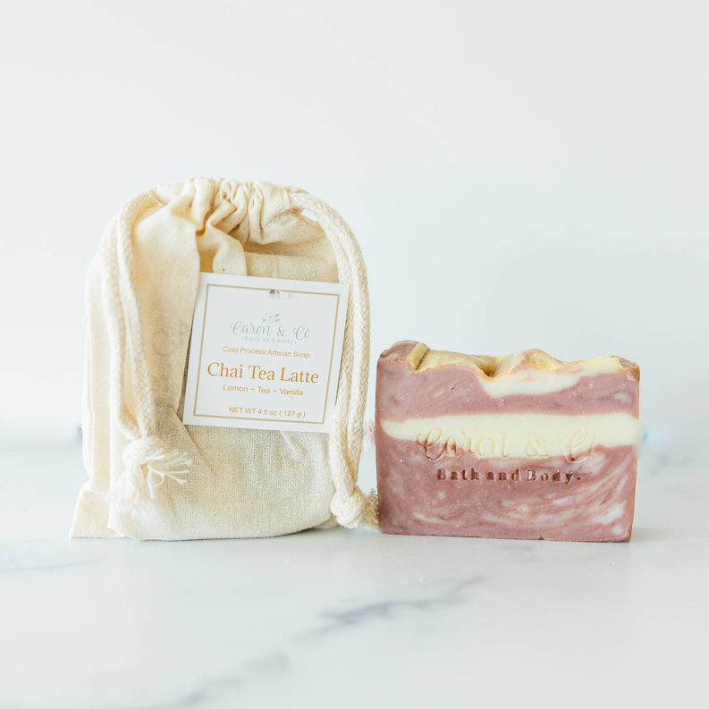 Chai Tea Latte Soap Slice
