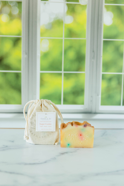 Sugar Cookie Soap Slice