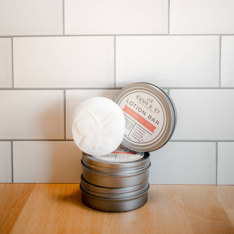 Pink Grapefruit Mint  Lotion Bar