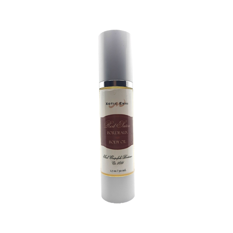 Red Satin Bordeaux Body Oil