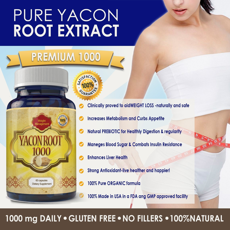 Yacon Root Extract Natural Weight Loss Supplement