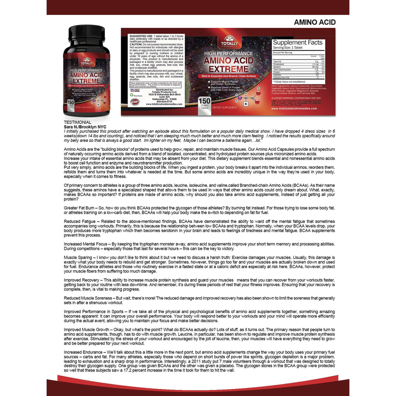 Advanced Body Building Amino Acid Extreme (150 Tablets)