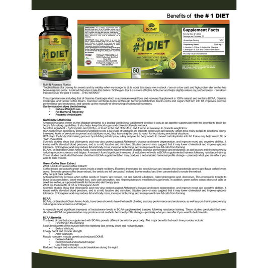 The #1 Diet Complex for Super Weight Loss (60 Caplets)