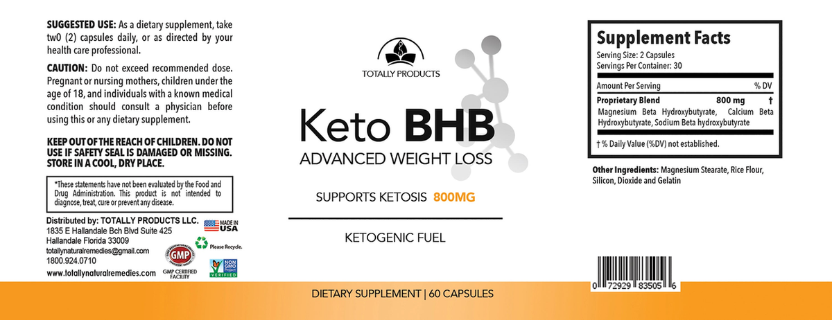 Keto BHB Advanced Weight Loss (60 capsules)