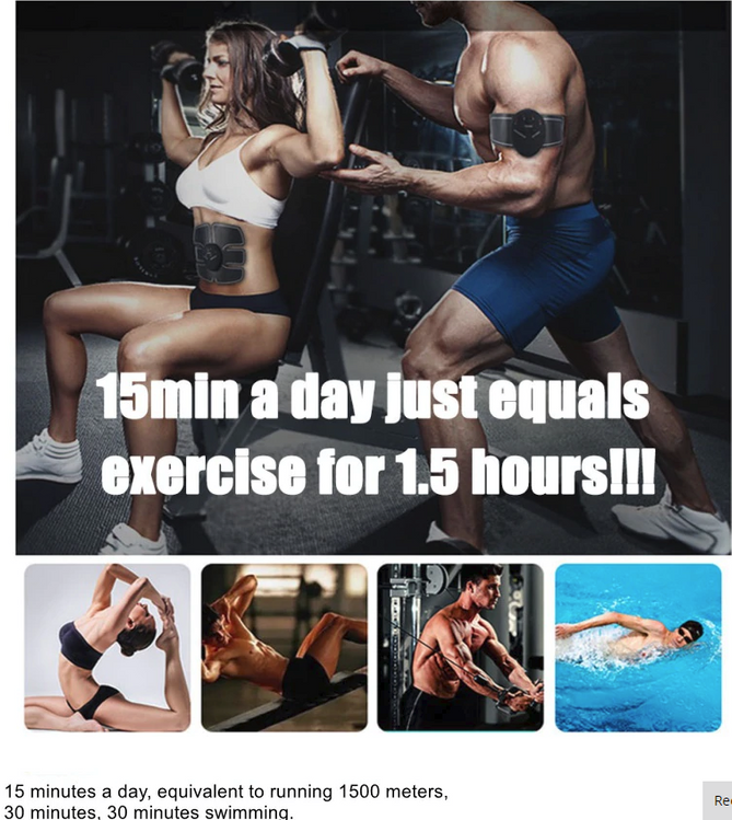 Advanced EMS Muscle Abs Stimulator Training Gear