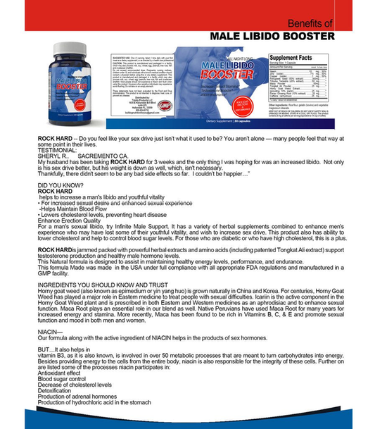 Libido Booster and Apple Cider Vinegar Combo Pack