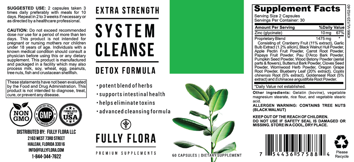 Fully Flora Keto BHB and System Cleanse Combo Pack