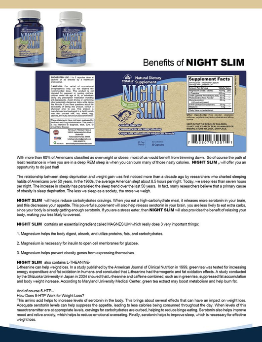 Hot & Skinny weight loss and Night Slim Combo Pack