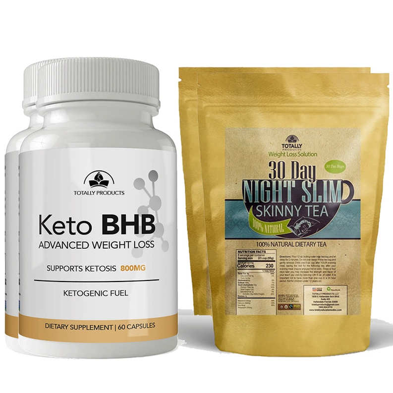 Keto BHB and Night Slim Skinny Tea Combo Pack