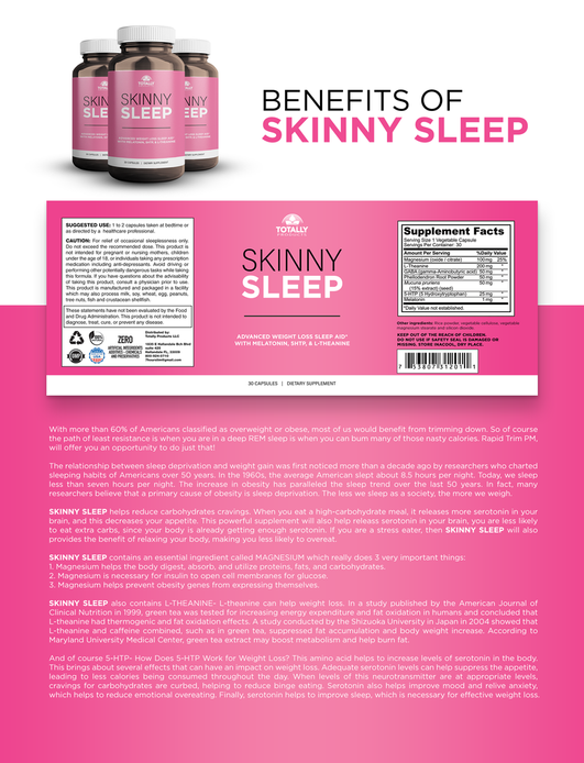 Skinny Sleep and Advanced Diabetic Support Combo Pack